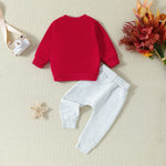 2-Piece Outfit Set – Mama's Boy Pullover & Cotton Pants - Aristo Baby