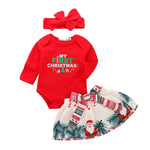 Baby Girl First Christmas Outfit Set-Aristo Baby
