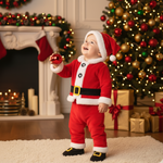 4 Pcs Christmas Santa Costume Set-Aristo Baby