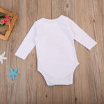 Baby Christmas Reindeer Romper | Long Sleeve Holiday Onesie-Aristo Baby