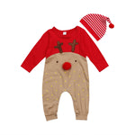 Baby Christmas Reindeer Costume Romper Set-Aristo Baby
