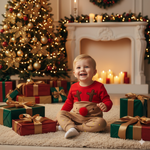 Baby Christmas Reindeer Costume Romper Set-Aristo Baby