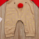 Baby Christmas Reindeer Costume Romper Set-Aristo Baby