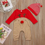 Baby Christmas Reindeer Romper Set-Aristo Baby
