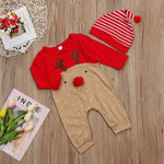 Baby Christmas Reindeer Costume Romper Set-Aristo Baby