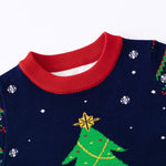 Kids Santa & Tree Christmas Sweater - Aristo Baby