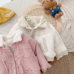 Korean style thick kids jacket coat