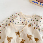 baby spring lightweight beige cardigan