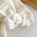 Merry Christmas Hooded Baby Romper - Holiday Jumpsuit-Aristo Baby