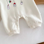 Merry Christmas Hooded Baby Romper - Holiday Jumpsuit-Aristo Baby