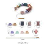 Montessori Wooden Baby Threading Toy