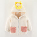 Polar Fleece Animal Jacket – Hooded Zipper Coat-Aristo Baby