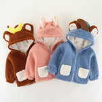 Polar Fleece Animal Jacket – Hooded Zipper Coat-Aristo Baby