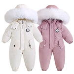 Toddler Girl Winter Snowsuit & Warm Waterproof Jumpsuit-Aristo Baby