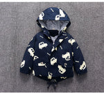 Winter Hooded Car Printed Jacket – Thick Warm Mid-Long Coat - Aristo Baby