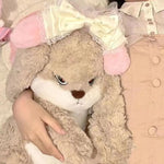angry bunny stuffed animal