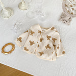 baby spring lightweight beige cardigan jacket