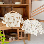 baby spring lightweight beige cardigan jacket