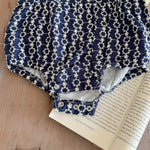 2-Piece Outfit Set – Strap Romper & Embroidered Cotton Top - Aristo Baby