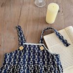 2-Piece Outfit Set – Strap Romper & Embroidered Cotton Top - Aristo Baby