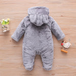 Winter Bunny Snowsuit | Hooded Warm Fleece Romper-Aristo Baby