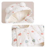 Plush Snowsuit | Thick & Hooded Romper and Matching Booties - Aristo Baby