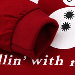 2 Pcs Kids Christmas Snowman Pajama Set-Aristo Baby