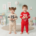 Sports Style Long Sleeve Cotton Romper - Aristo Baby