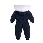 Navy Winter Snowsuit & Warm Waterproof Jumpsuit-Aristo Baby