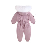 Pink Winter Snowsuit & Warm Waterproof Jumpsuit-Aristo Baby