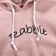 Baby Girl Rabbit Hoodie Romper