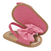 Baby Girl Bow Knot Sandals – Non-Slip First Walkers