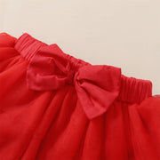 Baby Girl Christmas Santa Dress Set | Newborn Holiday Outfit-Aristo Baby