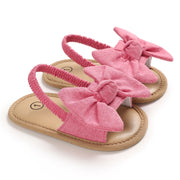 Baby Girl Bow Knot Sandals – Non-Slip First Walkers