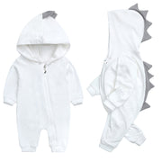 Dinosaur Hooded Cotton Jumpsuit
