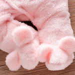 Winter Bunny Snowsuit | Hooded Warm Fleece Romper-Aristo Baby