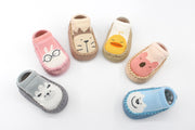 Animal Print Socks Shoes – Non-Slip Soft Sole Indoor Shoes - Aristo Baby 
