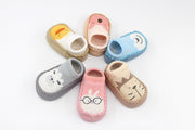 Animal Print Socks Shoes – Non-Slip Soft Sole Indoor Shoes - Aristo Baby 