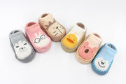 Animal Print Socks Shoes – Non-Slip Soft Sole Indoor Shoes - Aristo Baby 