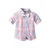 Gentleman Plaid Shirt Summer Outfit