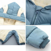 Baby Hooded Thickened Romper | Winter Snowsuit-Aristo Baby