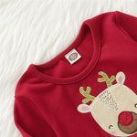 Baby Girl Christmas Reindeer Dress | Holiday Outfit-Aristo Baby