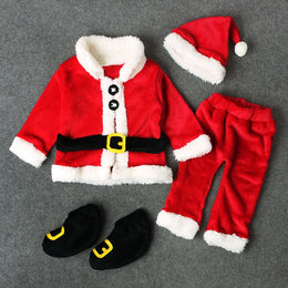 Baby_Christmas_Santa_Costume_outfit_set_4_pcs