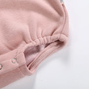Baby Girl Rabbit Hoodie Romper