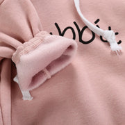 Baby Girl Rabbit Hoodie Romper