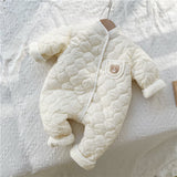 Baby Warm Thick Long Sleeve Romper for Autumn & Winter - Aristo Baby