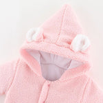baby hooded winter jumpsuit 