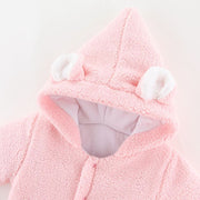 baby hooded winter jumpsuit 