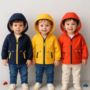 Hooded Windbreaker Jacket – Coat for Boys