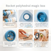 Wooden Rocket 5-in-1 Toy Set